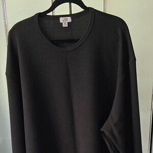 One Bone Split Hem Cotton Long Sleeve